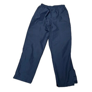 Vintage 90s‎ Men's Holloway Wind Breaker Nylon Pants Navy Blue Size Medium (M)